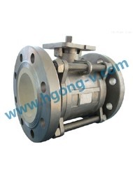 DIN/API good quality 3pc ceramic  flange ball valve